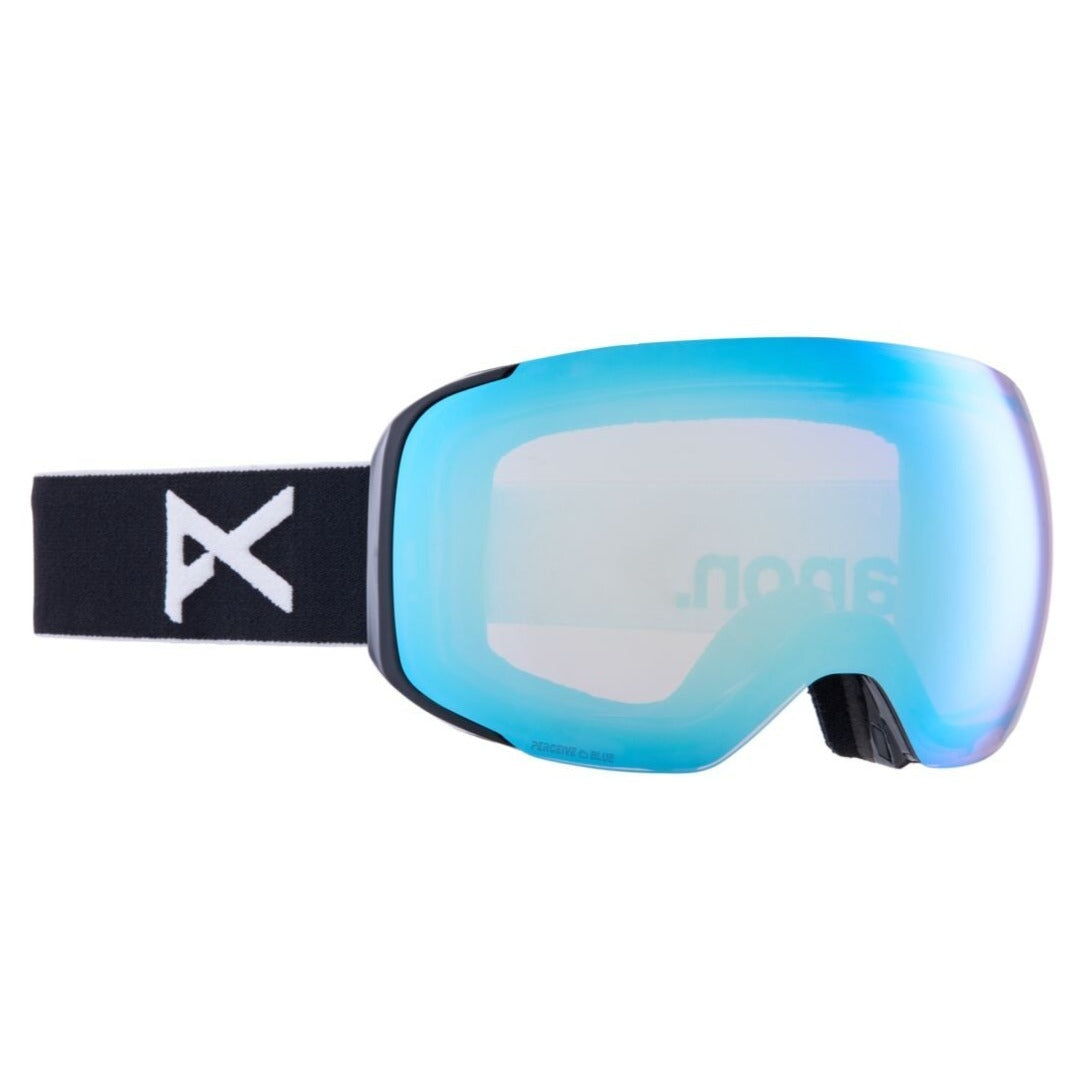 Anon M2 MFI Goggle 2023 Black - Perceive Variable Blue w/ Perceive Cloudy Pink Lens 