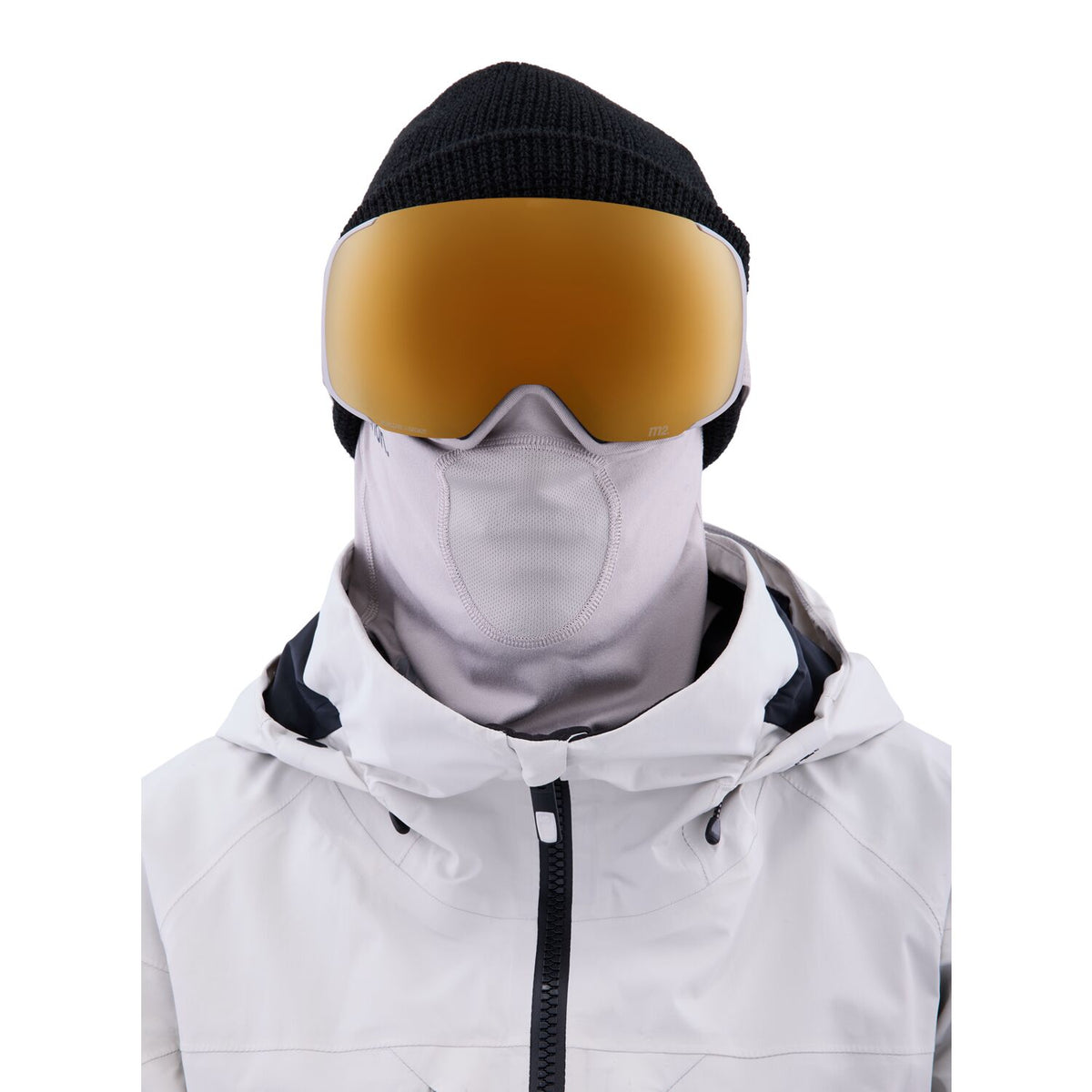 Anon M2 MFI Goggle 2023 Warm Grey - Perceive Sunny Bronze w/ Perceive Cloudy Burst Lens