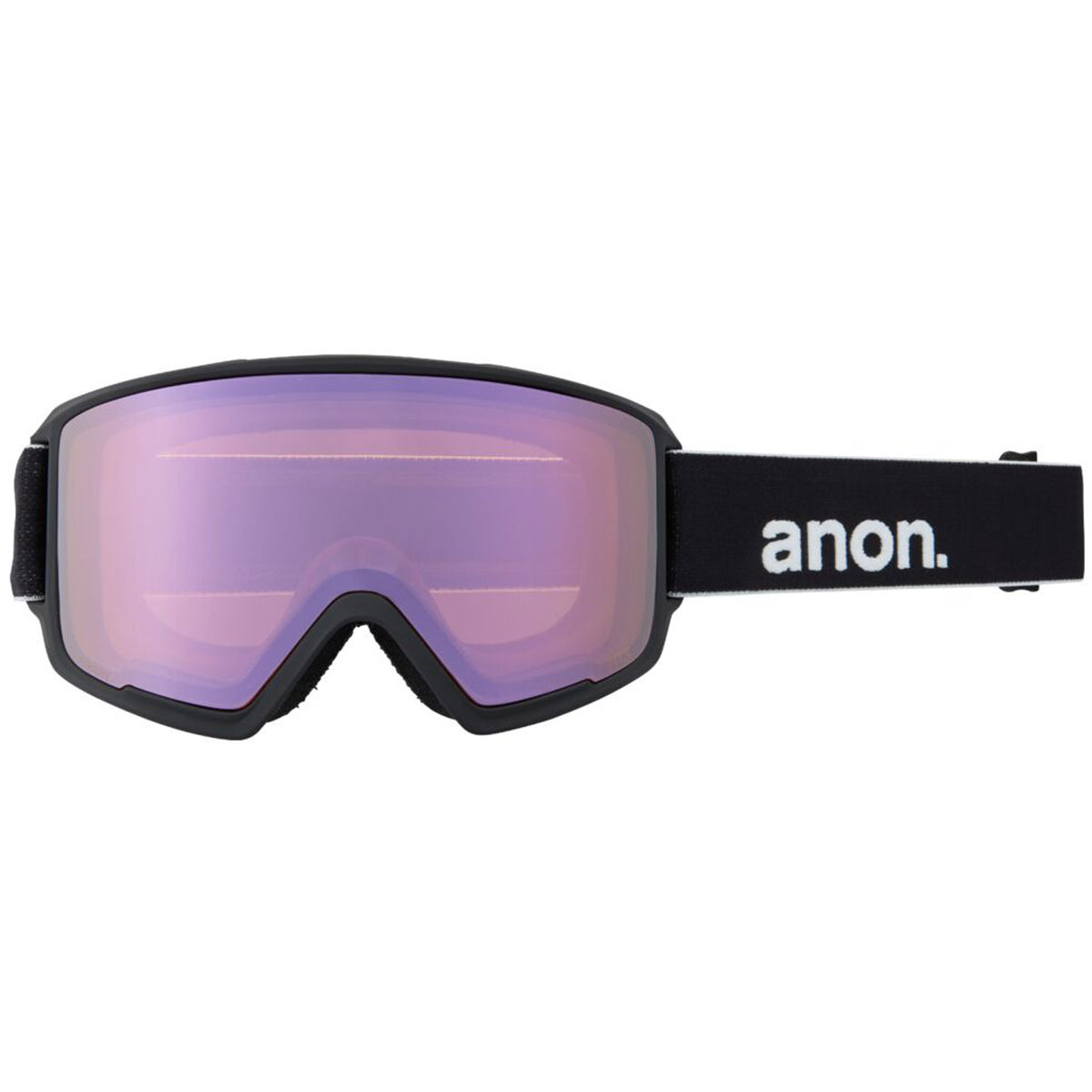 Anon M3 Asian Fit Goggle 2021 Black - Perceive Variable Green Lens w/ Perceive Cloudy Pink Lens