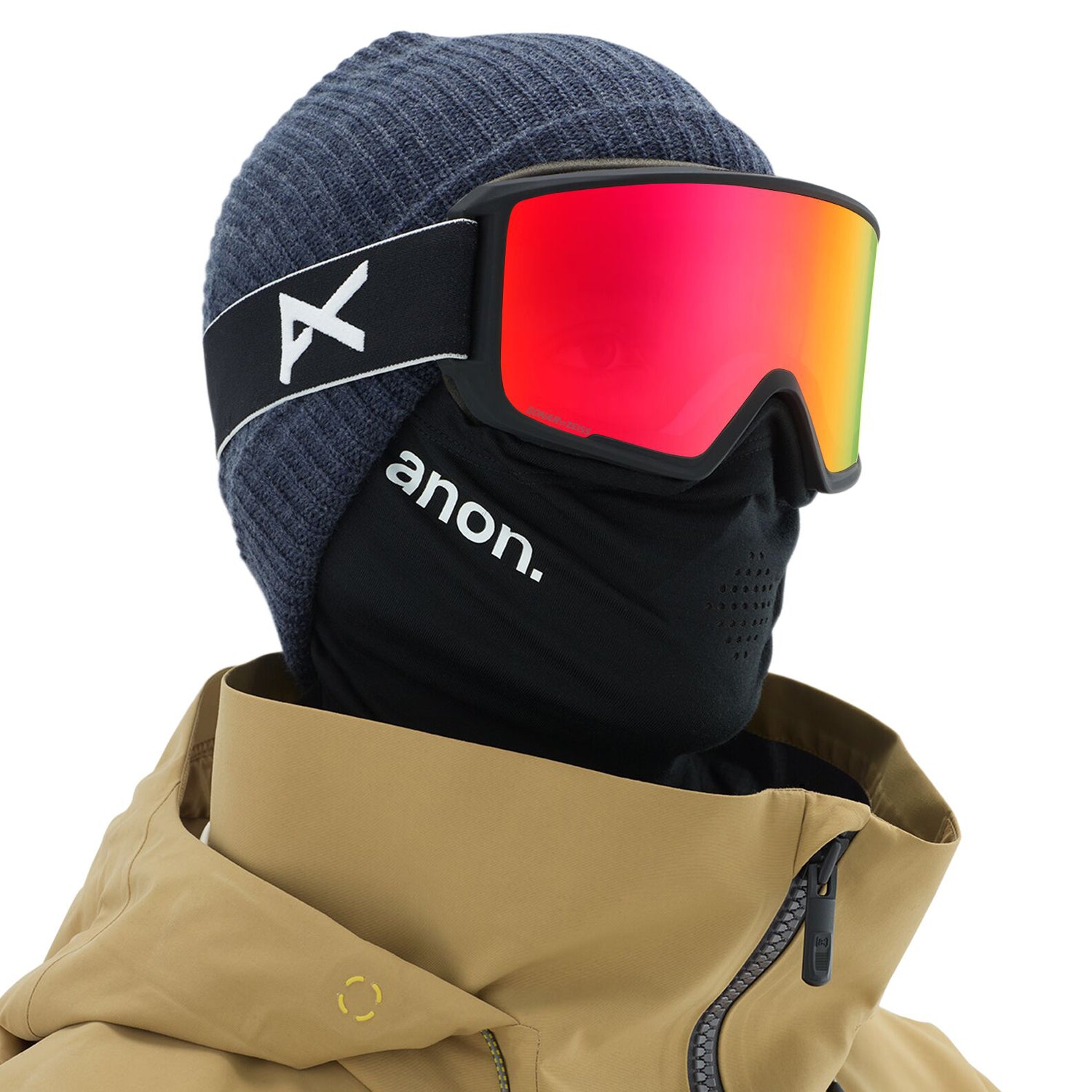 Anon M3 MFI Goggle 2020 Black Sonar Red