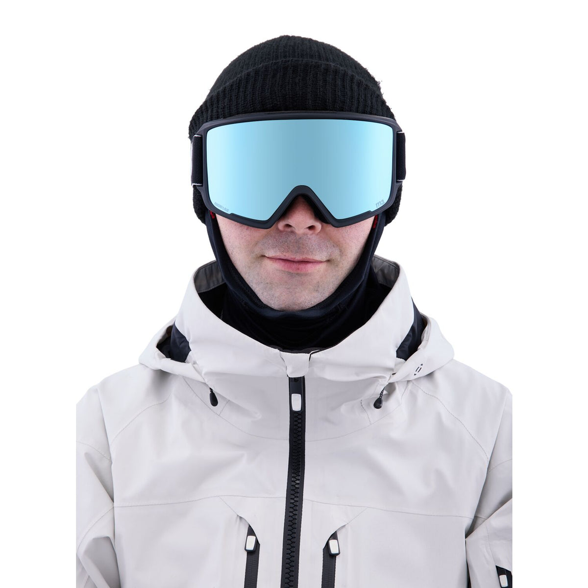 Anon M3 MFI Goggle 2023 Black - Perceive Variable Blue w/ Perceive Cloudy Pink Lens