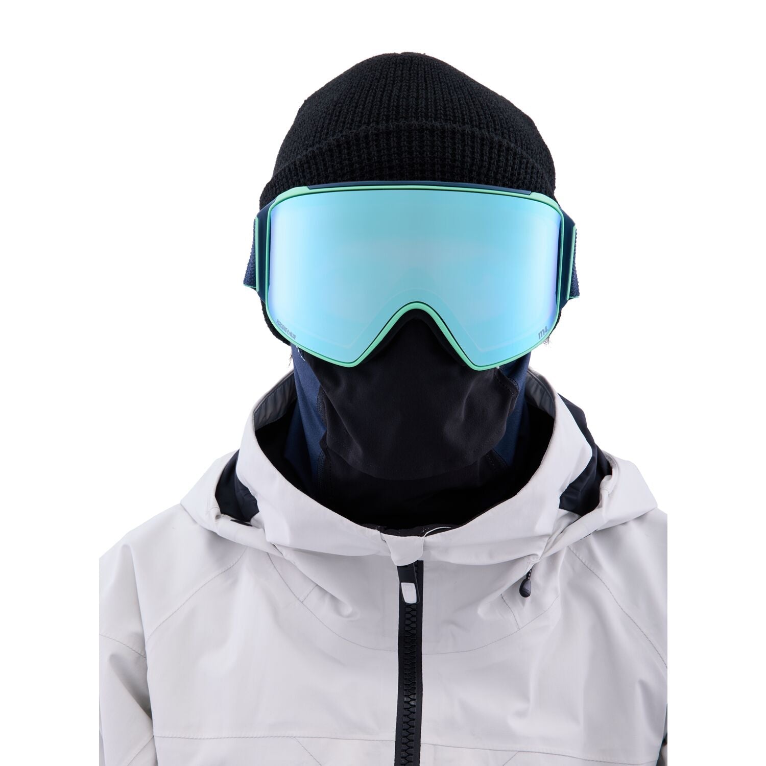 Anon M4 Cylindrical MFI Goggle 2023 Navy - Perceive Variable Blue w Perceive Cloudy Pink Lens