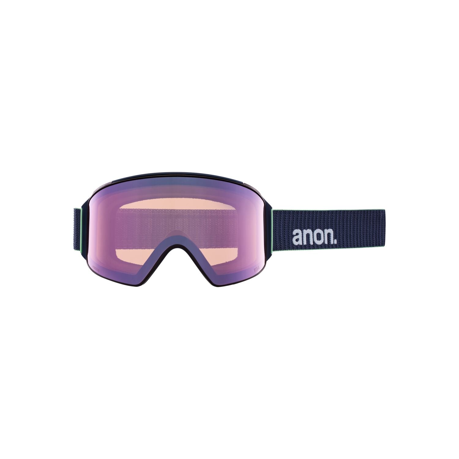 Anon M4 Cylindrical MFI Goggle 2023 Navy - Perceive Variable Blue w Perceive Cloudy Pink Lens