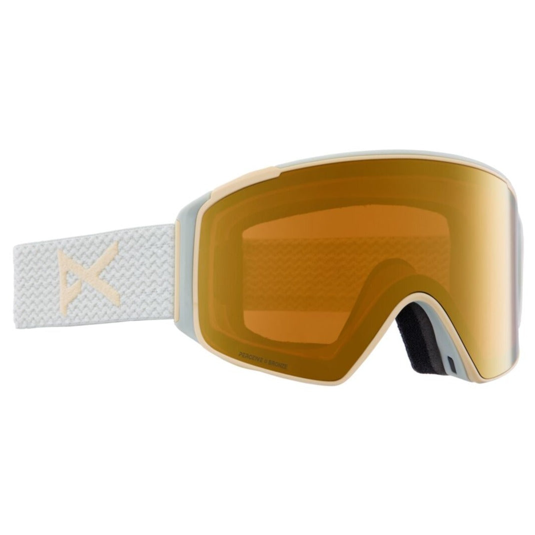 Anon M4S Cylindrical Low Bridge Goggle 2023 Jade - Perceive Sunny Bronze w/ Perceive Cloudy Burst Lens