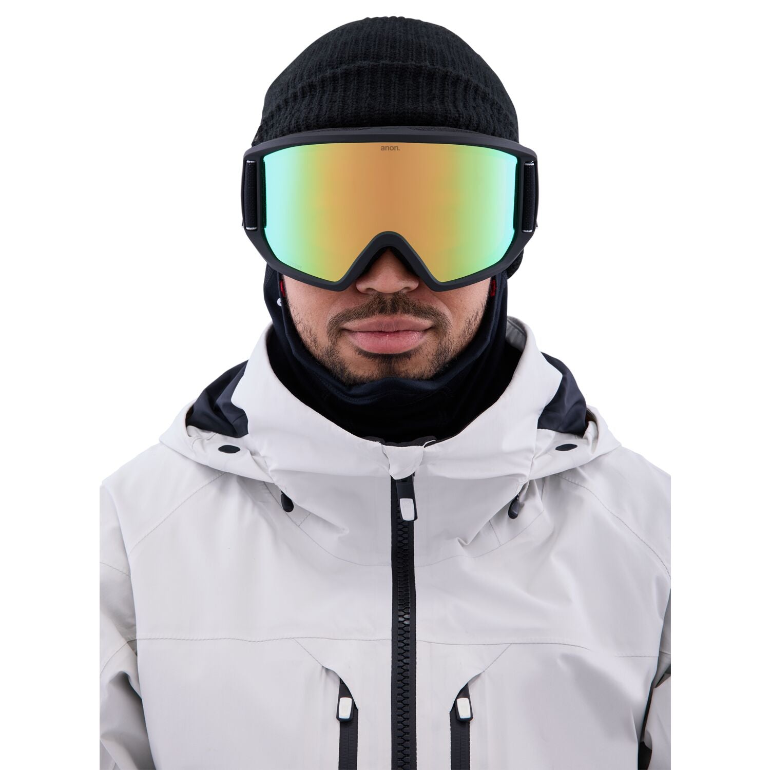 Anon Relapse Goggle 2023 Black - Perceive Variable Green w/ Amber Lens