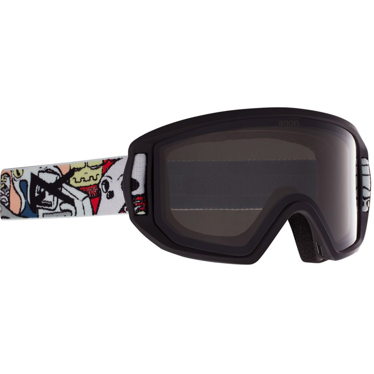 Anon Relapse Jr MFI Goggle 2021 Crazy Black - Smoke Lens