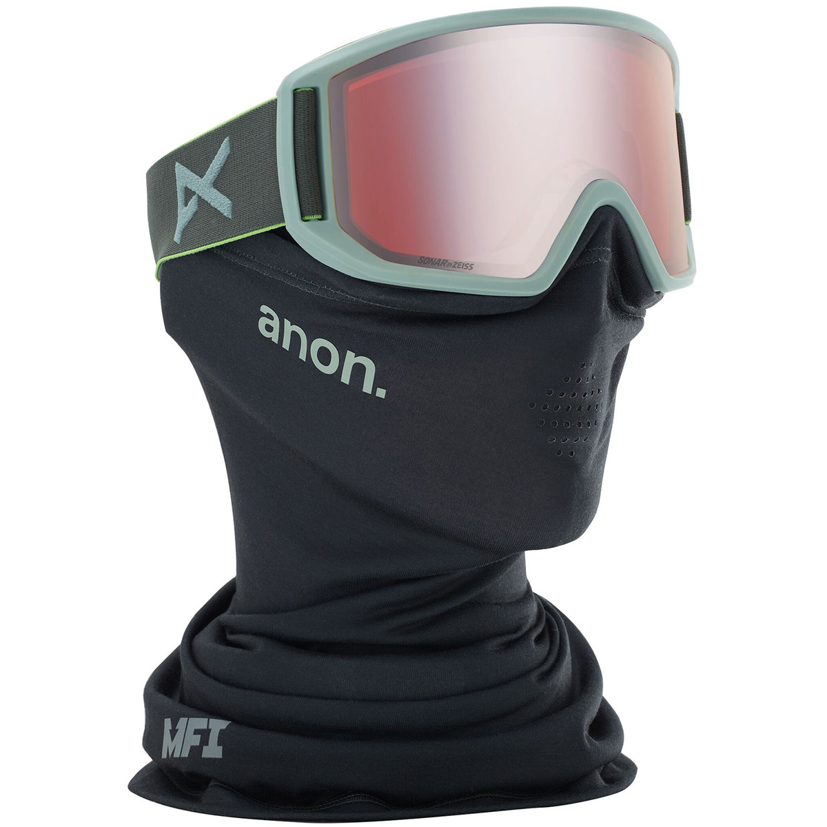 Anon Relapse MFI Goggle 2020 Gray Sonar Silver lens