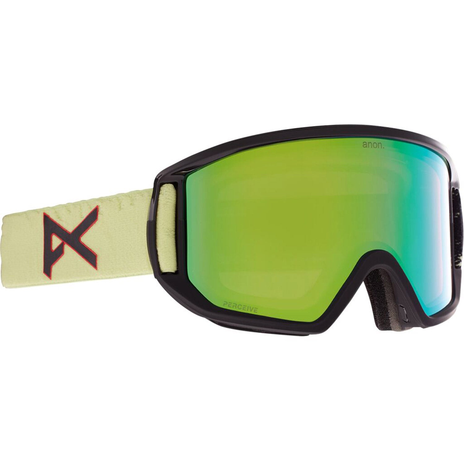 Anon Relapse MFI Goggle 2021 Crazy Eyes - Perceive Variable Green Lens w/ Amber Lens