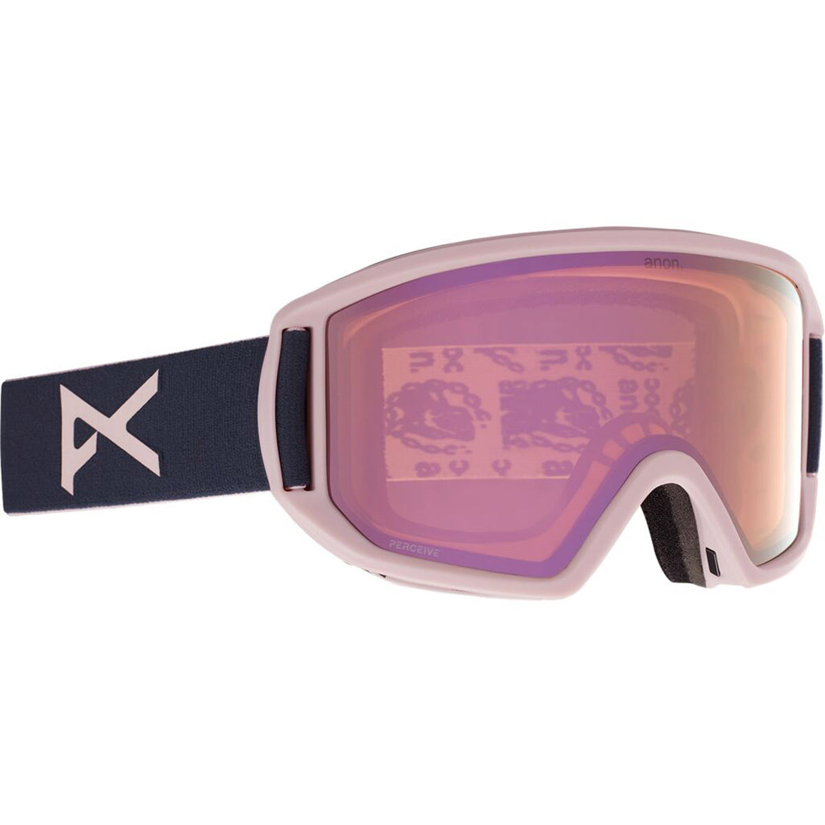 Relapse MFI Goggle 2021 Pat Rogasch - Perceive Cloudy Pink Lens w/ Amber Lens