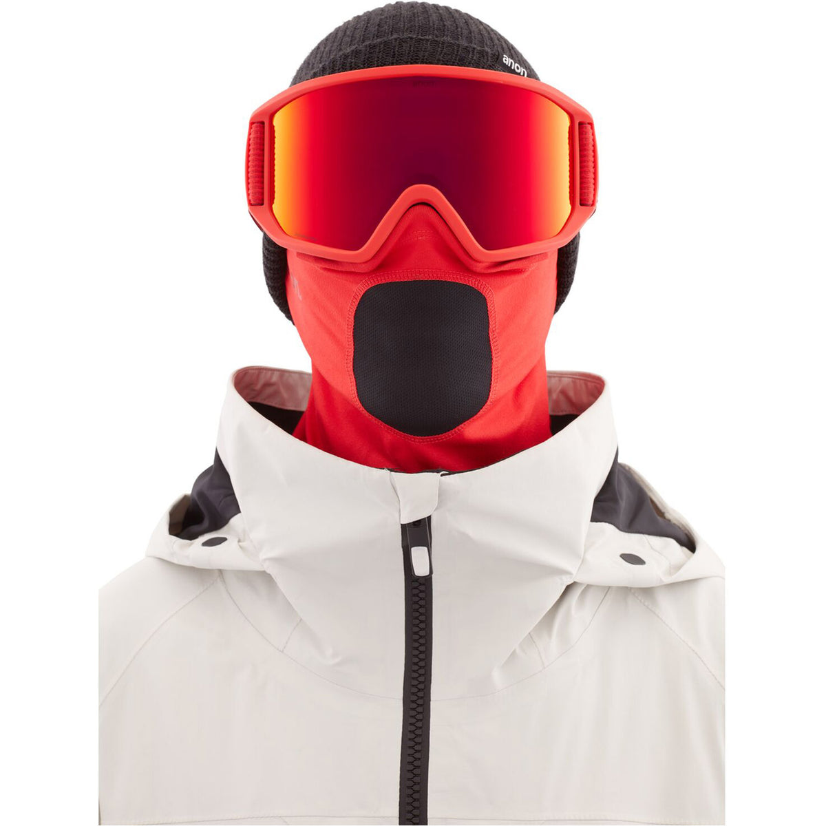 Anon Relapse MFI Goggle 2021 Red - Perceive Sunny Red Lens w/ Amber Lens