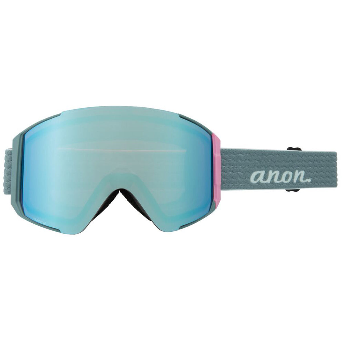 Anon Sync Asian Fit Goggle 2021 Gray Pop - Perceive Cloudy Pink Lens w/ Perceive Variable Blue Lens