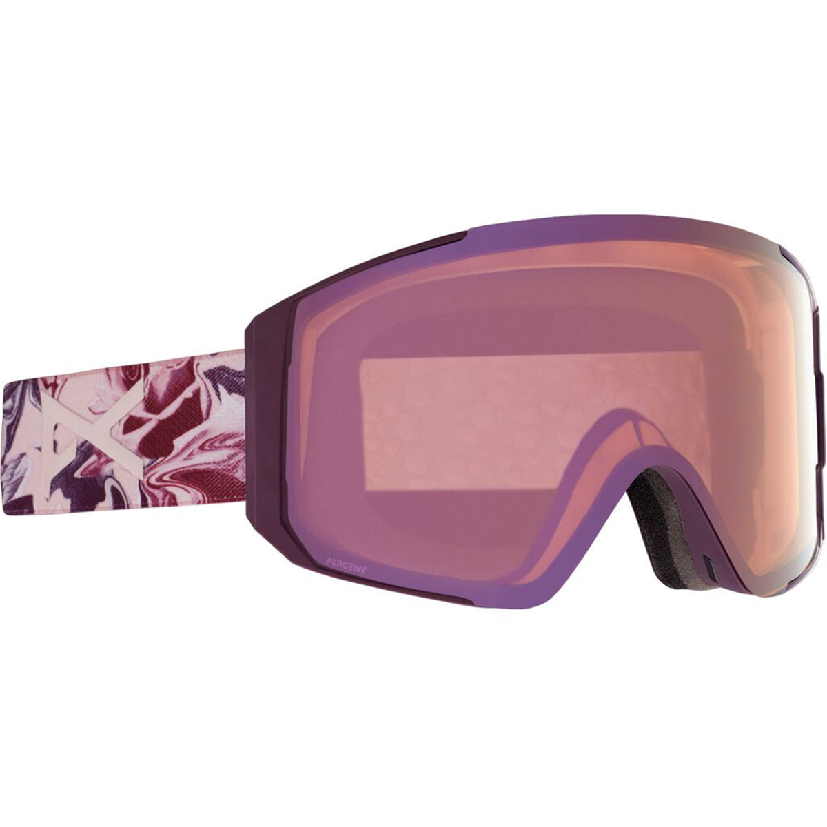 Anon Sync Asian Fit Goggle 2021 Wavy - Perceive Cloudy Pink Lens w/ Perceive Variable Blue Lens