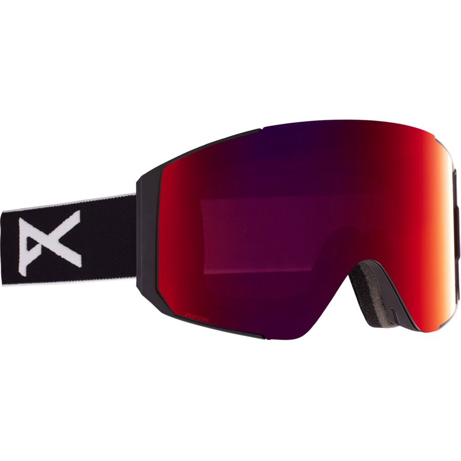Anon Sync Goggle 2021 Black - Perceive Sunny Red Lens w/ Perceive Cloudy Burst Lens