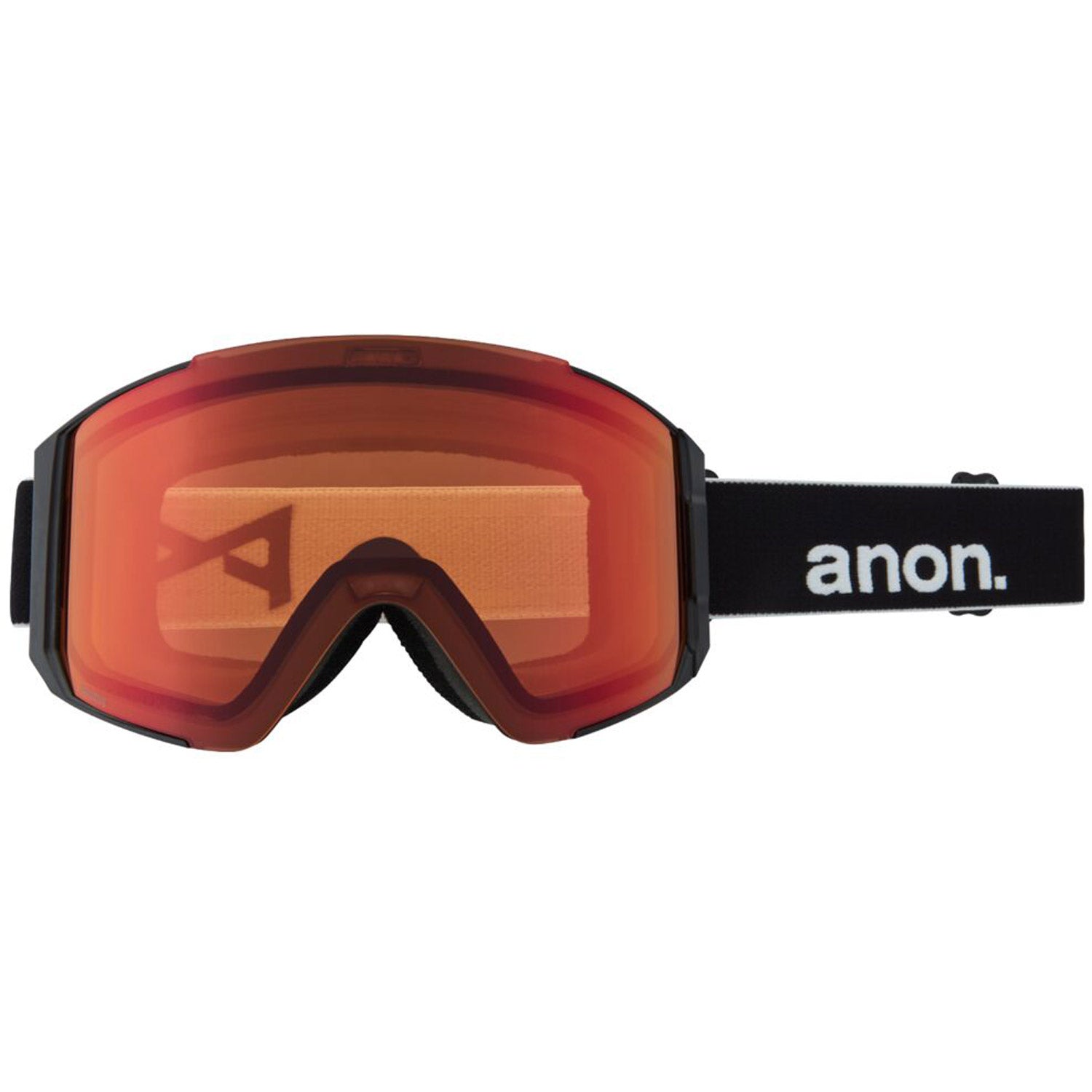 Anon Sync Goggle 2021 Black - Perceive Sunny Red Lens w/ Perceive Cloudy Burst Lens
