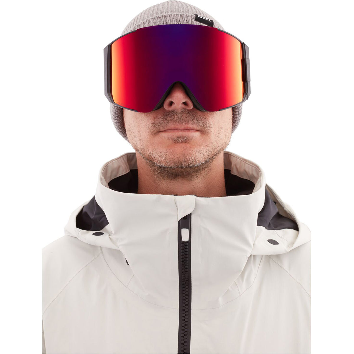 Anon Sync Goggle 2021 Black - Perceive Sunny Red Lens w/ Perceive Cloudy Burst Lens