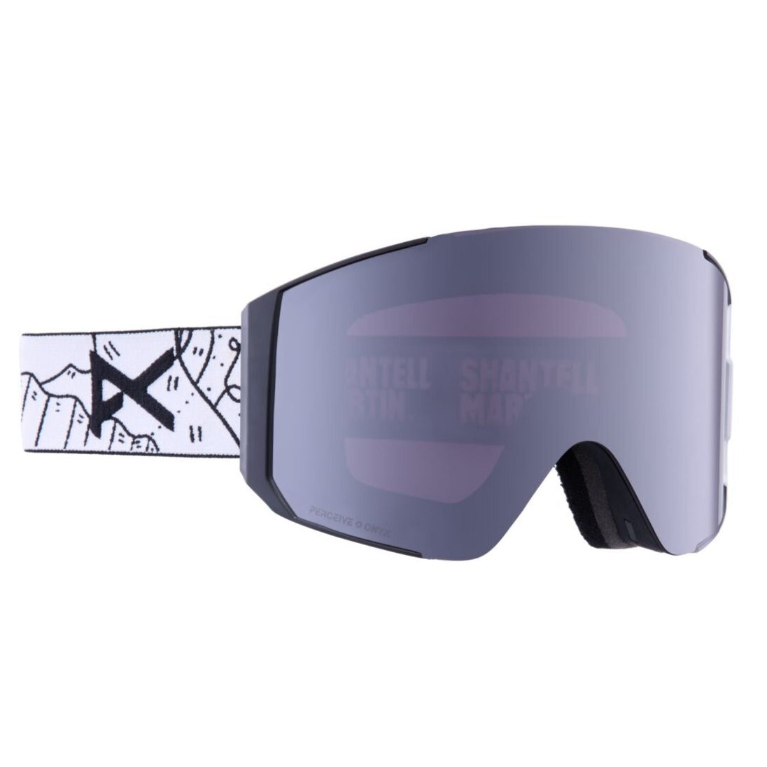 Anon Sync Low Bridge Fit Goggle 2023 Shantell Martin - Perceive Sunny Onyx w/ Perceive Variable Violet Lens