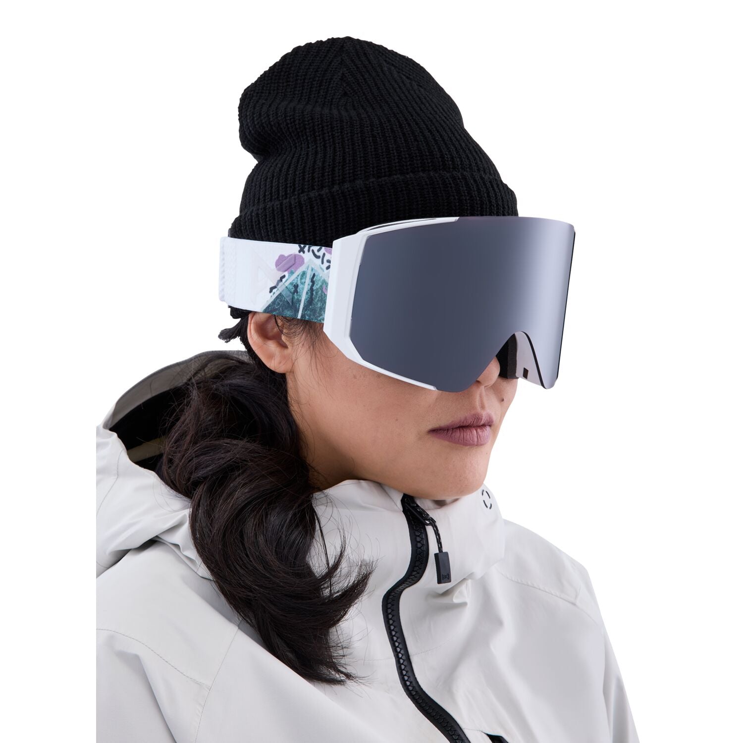 Anon Sync Low Bridge Fit Google 2023 Collage - Perceive Sunny Onyx w/ Perceive Variable Violet Lens