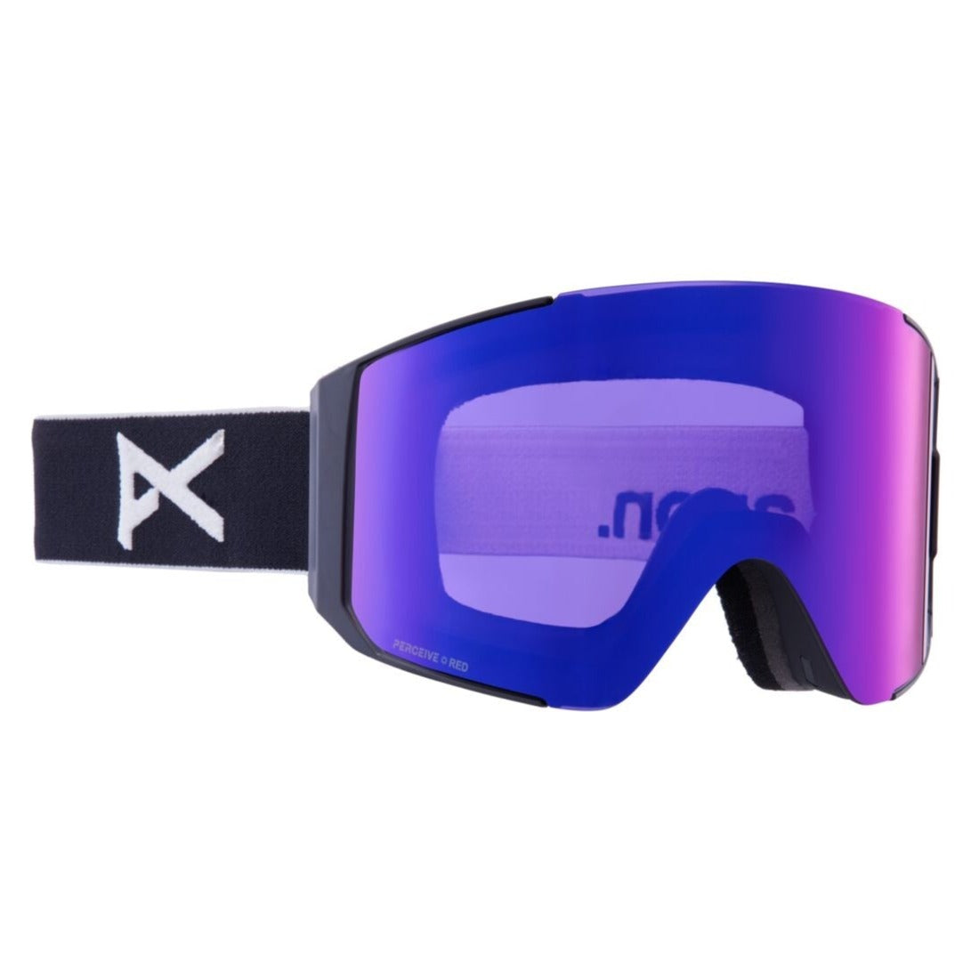 Anon Sync Low Bridge Fit Googles 2023 Black - Perceive Sunny Red w/ Perceive Cloudy Burst Lens