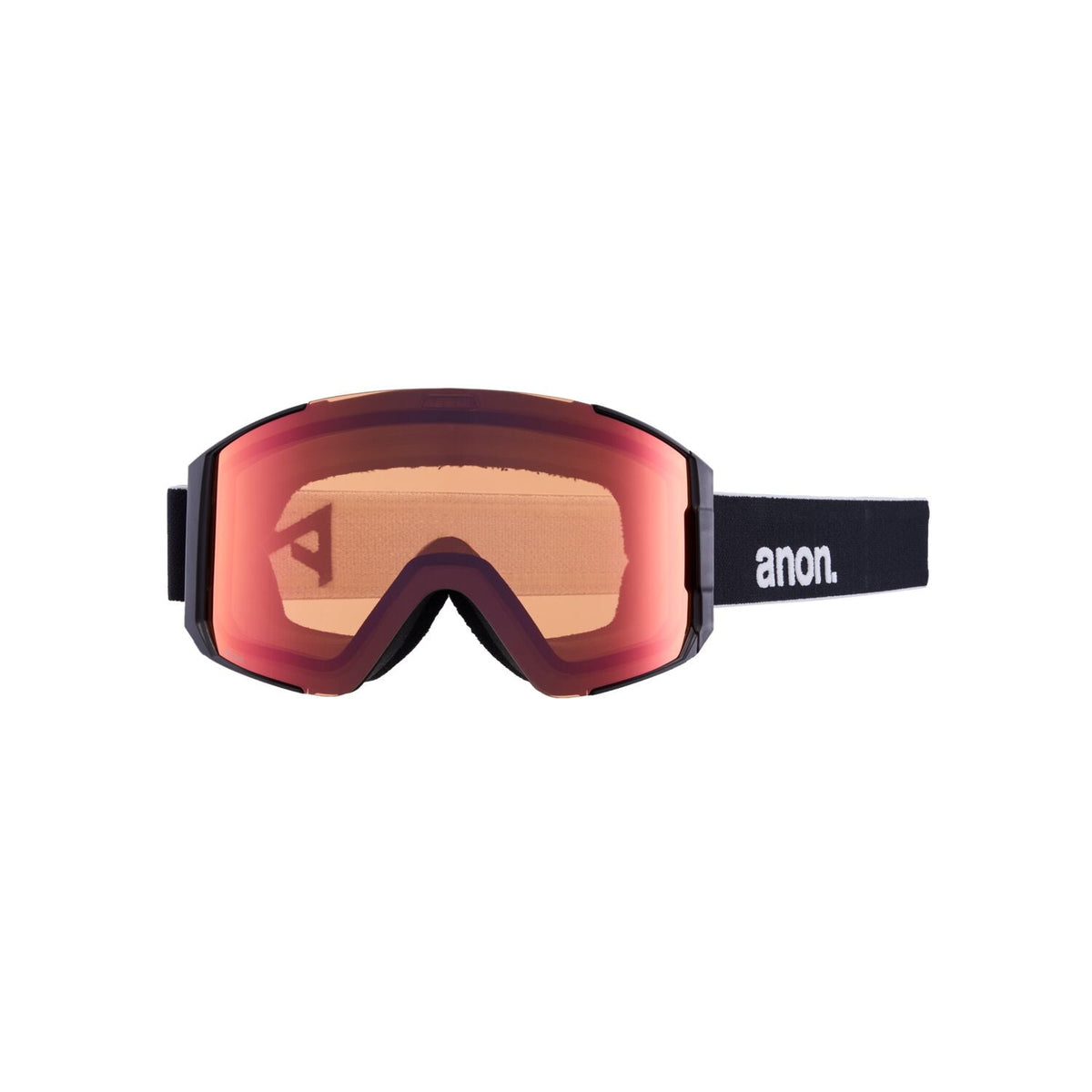 Anon Sync Low Bridge Fit Googles 2023 Black - Perceive Sunny Red w/ Perceive Cloudy Burst Lens