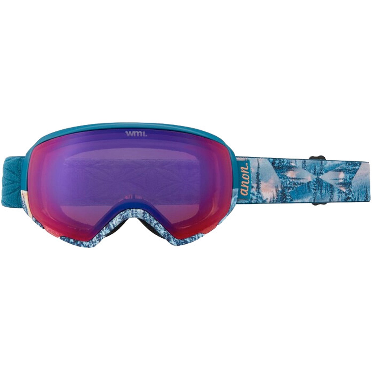 Anon WM1 MFI Asian Fit Goggle 2021 Parker - Perceive Sunny Onyx w/ Perceive Variable Violet Lens