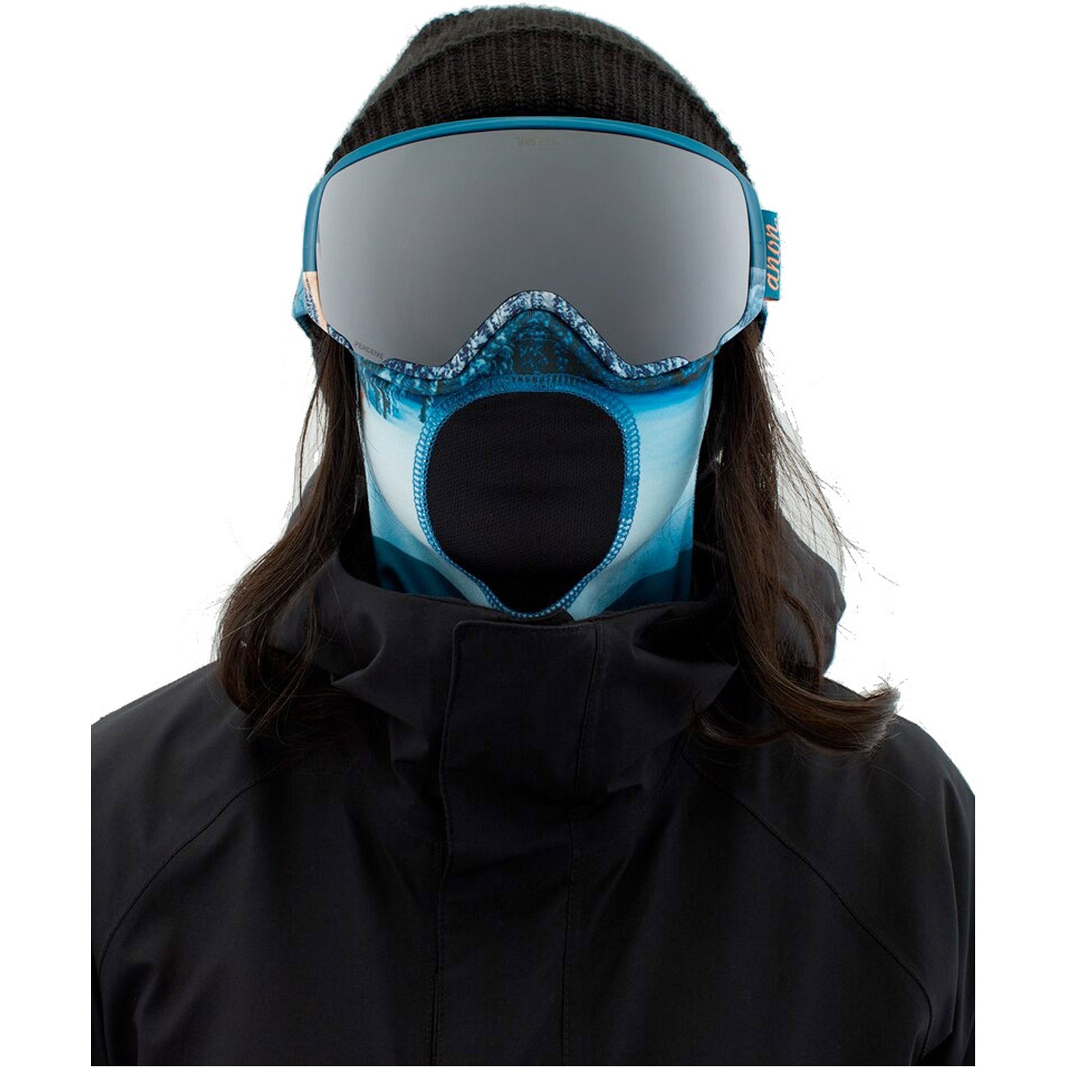 Anon WM1 MFI Asian Fit Goggle 2021 Parker - Perceive Sunny Onyx w/ Perceive Variable Violet Lens
