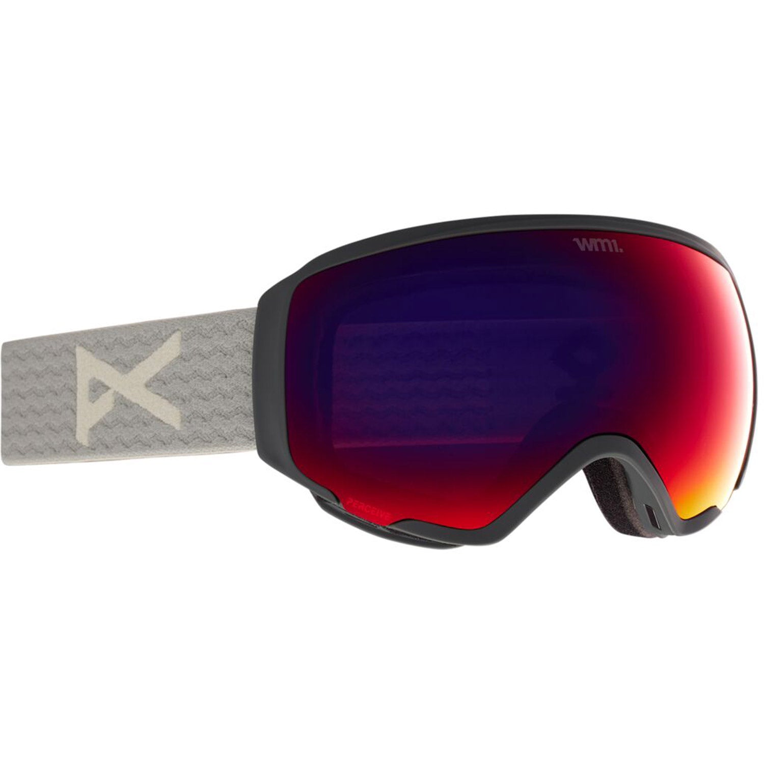 Anon WM1 MFI Goggle 2021 Gray - Perceive Sunny Red Lens w/ Perceive Cloudy Burst Lens