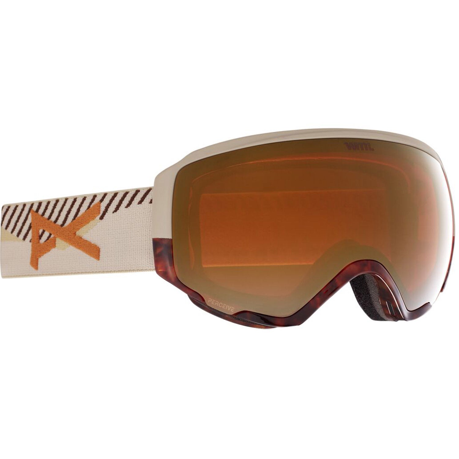 Anon WM1 MFI Goggle 2021 Tort 3.0 - Perceive Sunny Bronze Lens w/ Perceive Variable Violet Lens