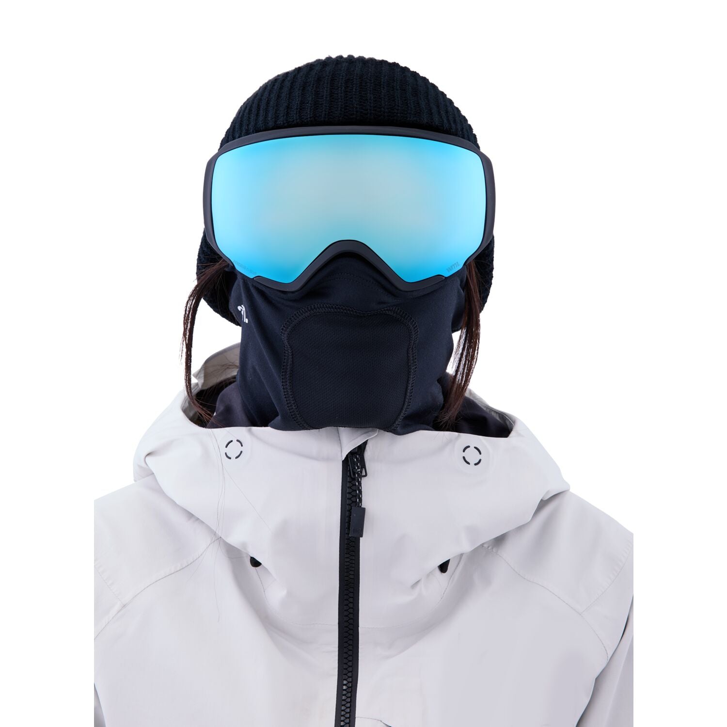 WM1 MFI Goggle 2023 Black - Perceive Variable Blue w/ Perceive Cloudy Pink Lens