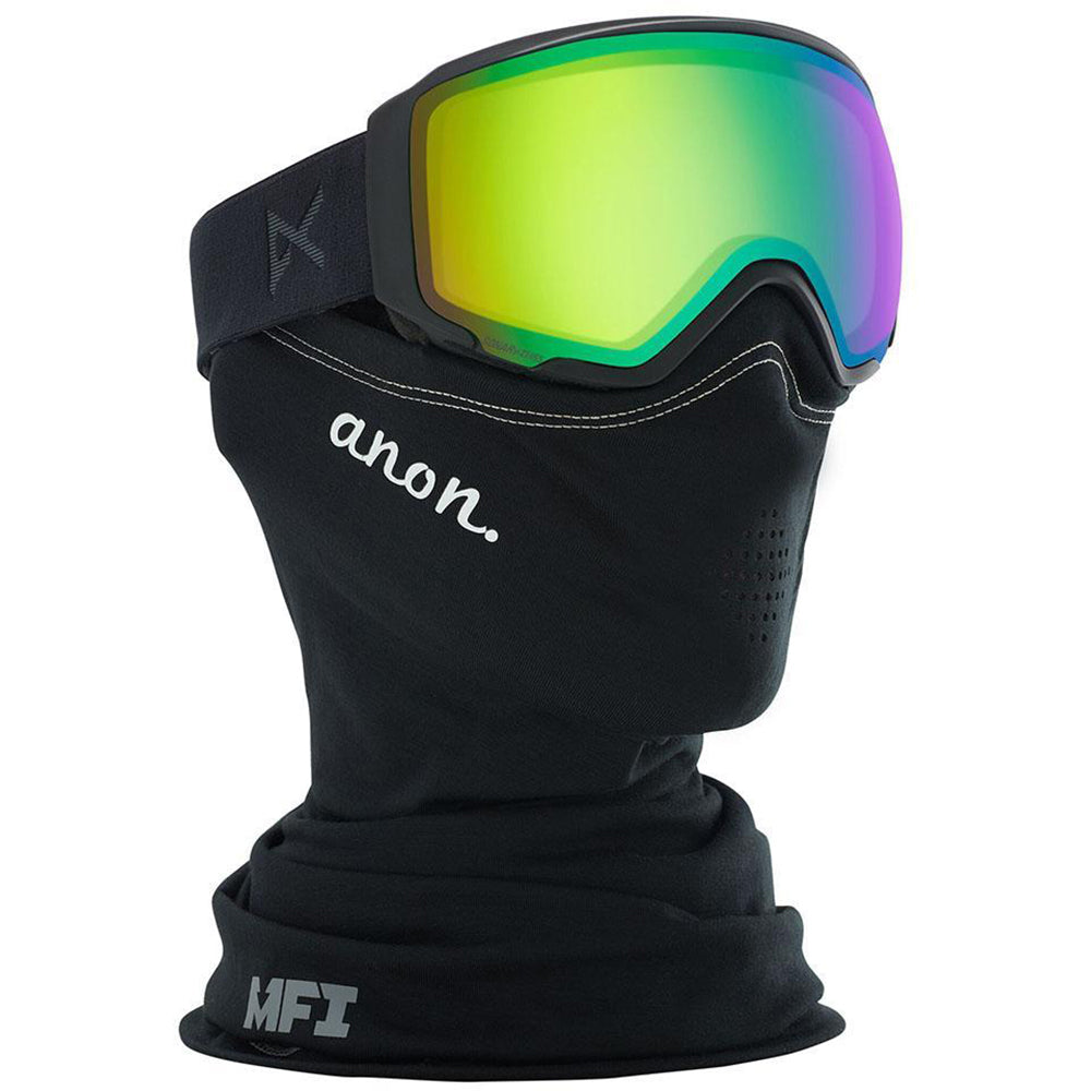 Anon WM1 MFI Asian Fit Goggle 2020 Smoke - Sonar Green w/ Sonar Infrared Spare Lens