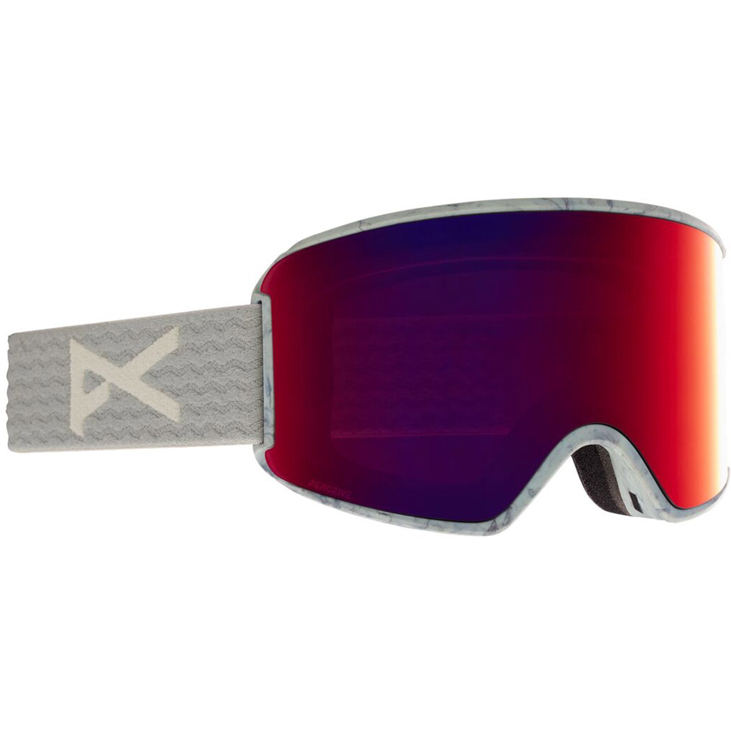 Anon WM3 Goggle 2021 Gray - Perceive Sunny Red Lens w/ Perceive Cloudy Burst Lens