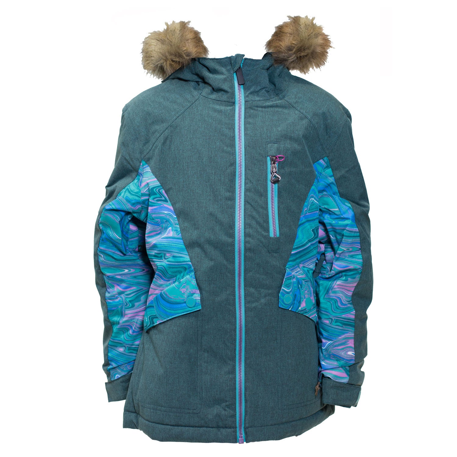 Powder Room Amanda Kids Snow Jacket 2018 Baltic Melange