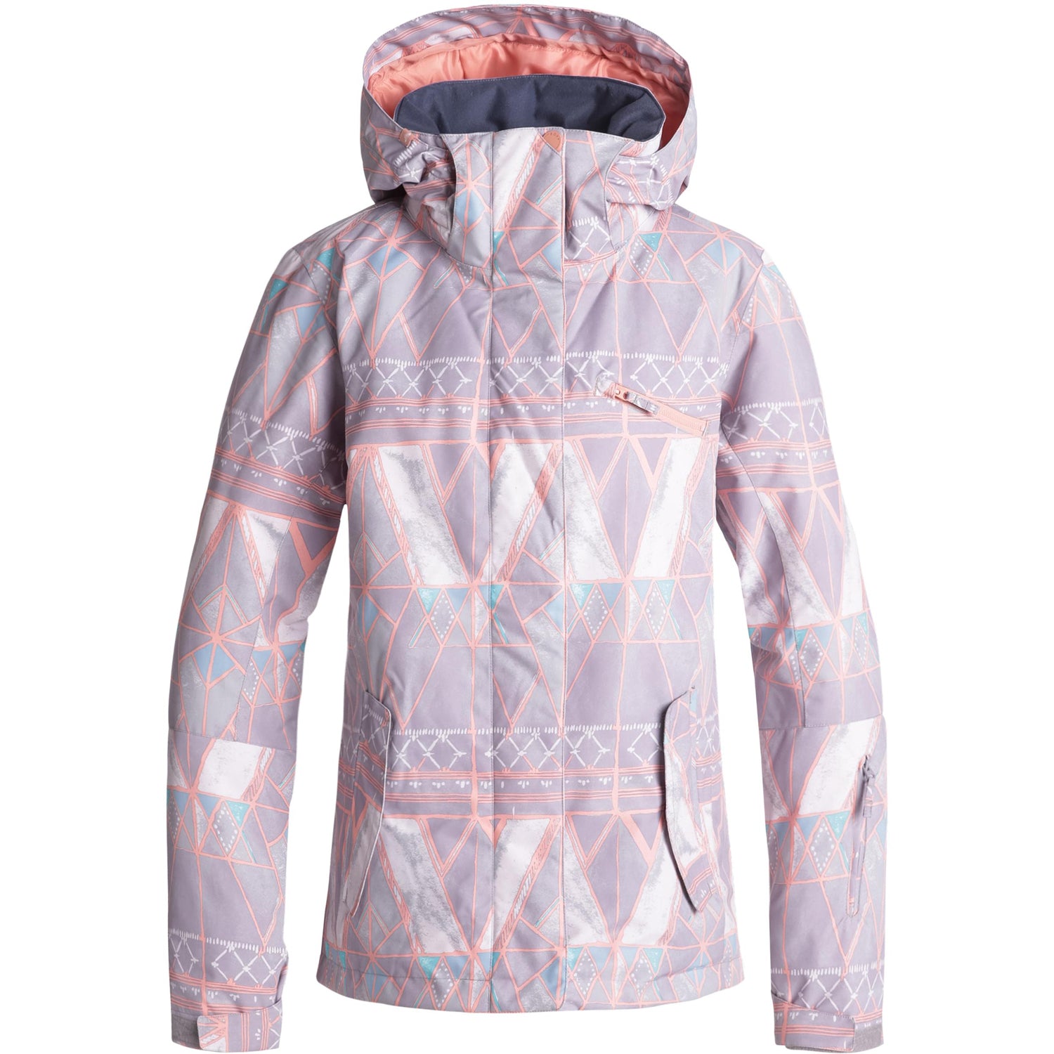 Roxy Jetty Snow Jacket 2019 Minimal Grey Mosiac