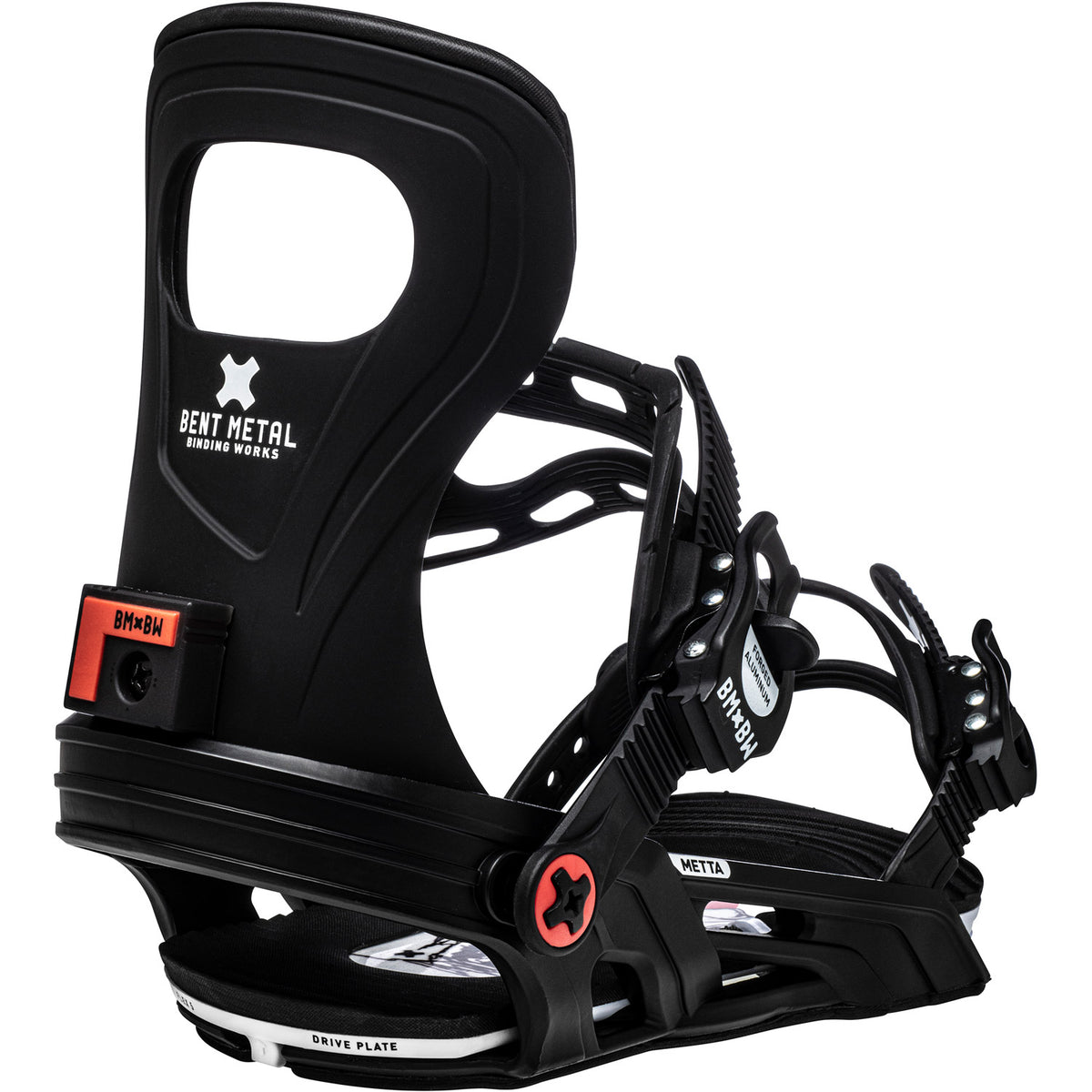 Bent Metal Metta Snowboard Binding 2021 Black
