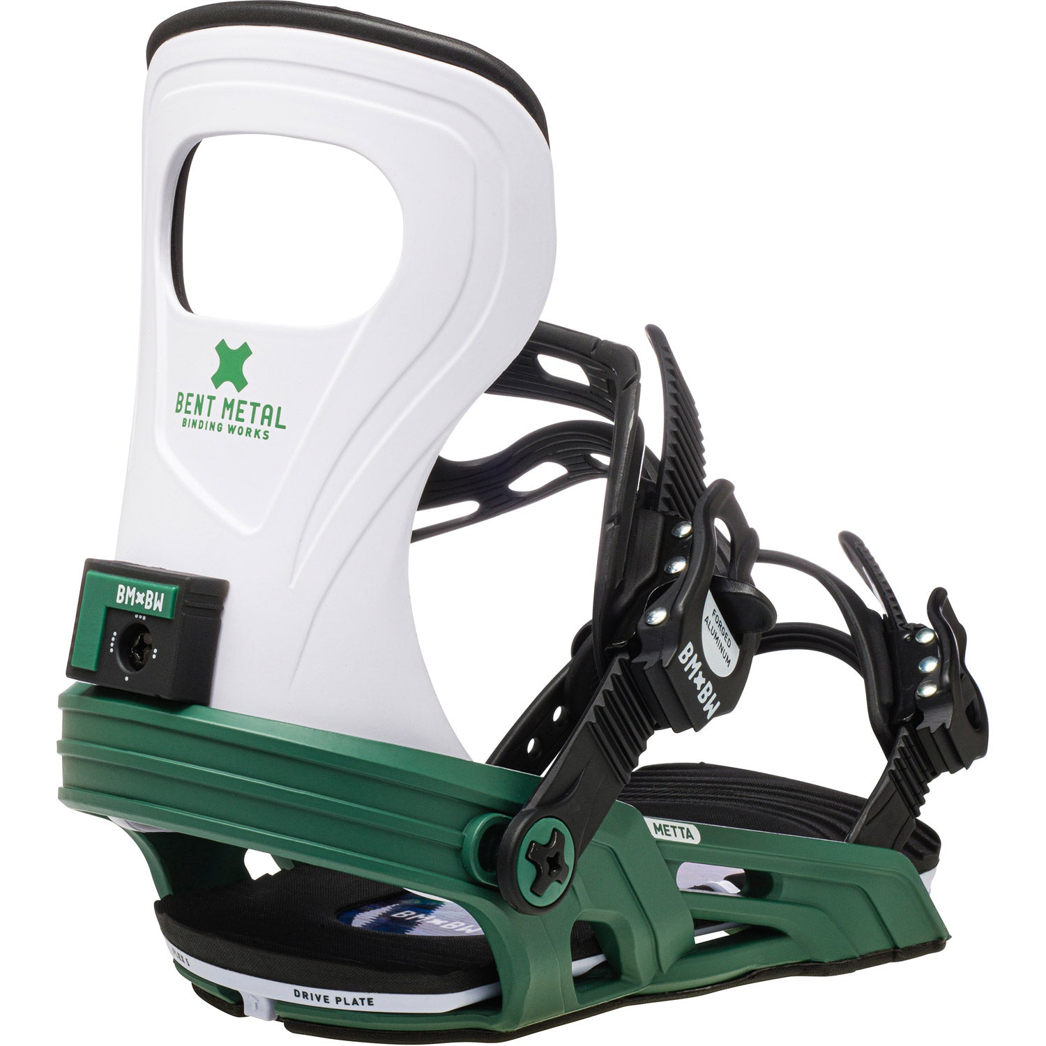 Bent Metal Metta Snowboard Binding 2021 White