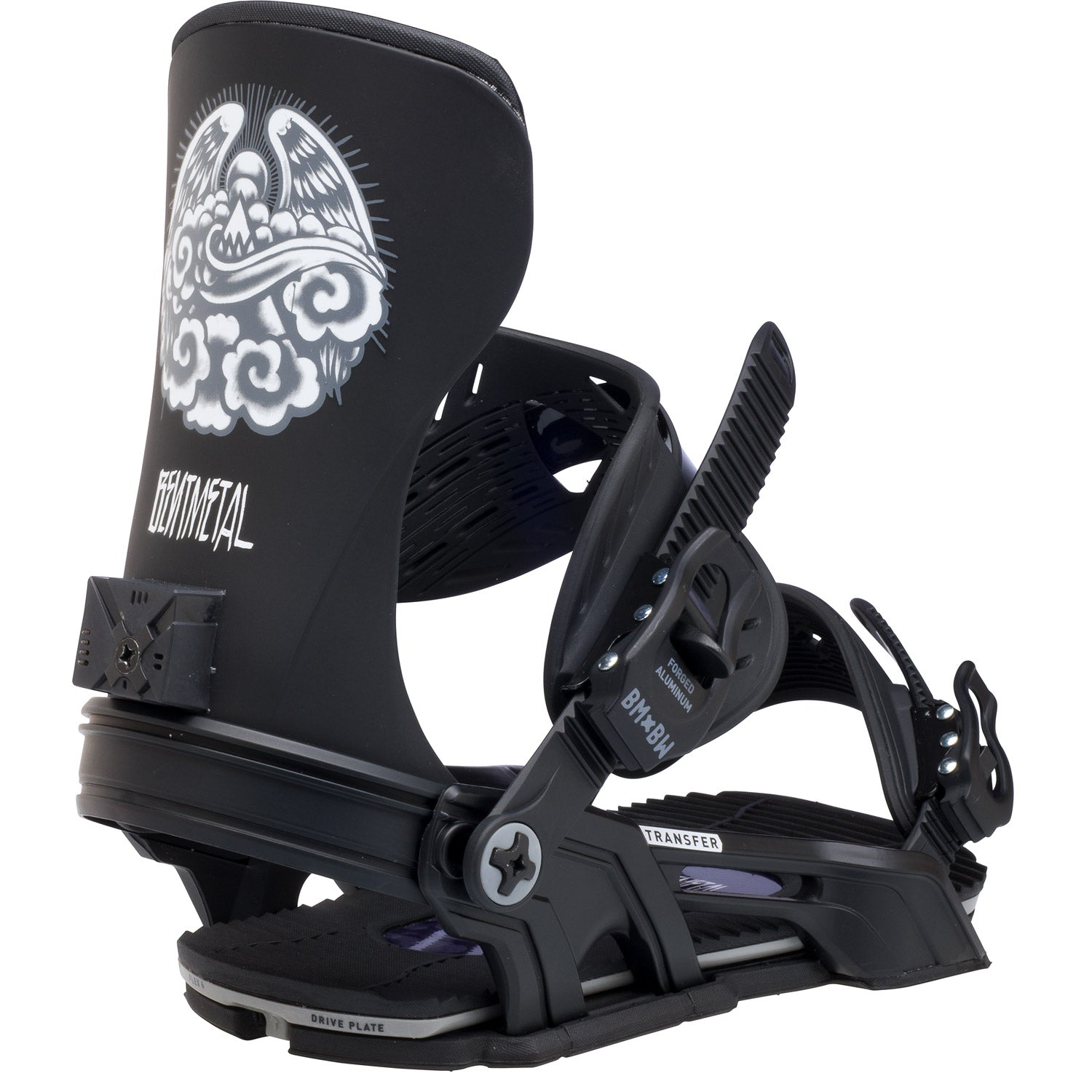 Bent Metal Transfer Snowboard Binding 2021 Black