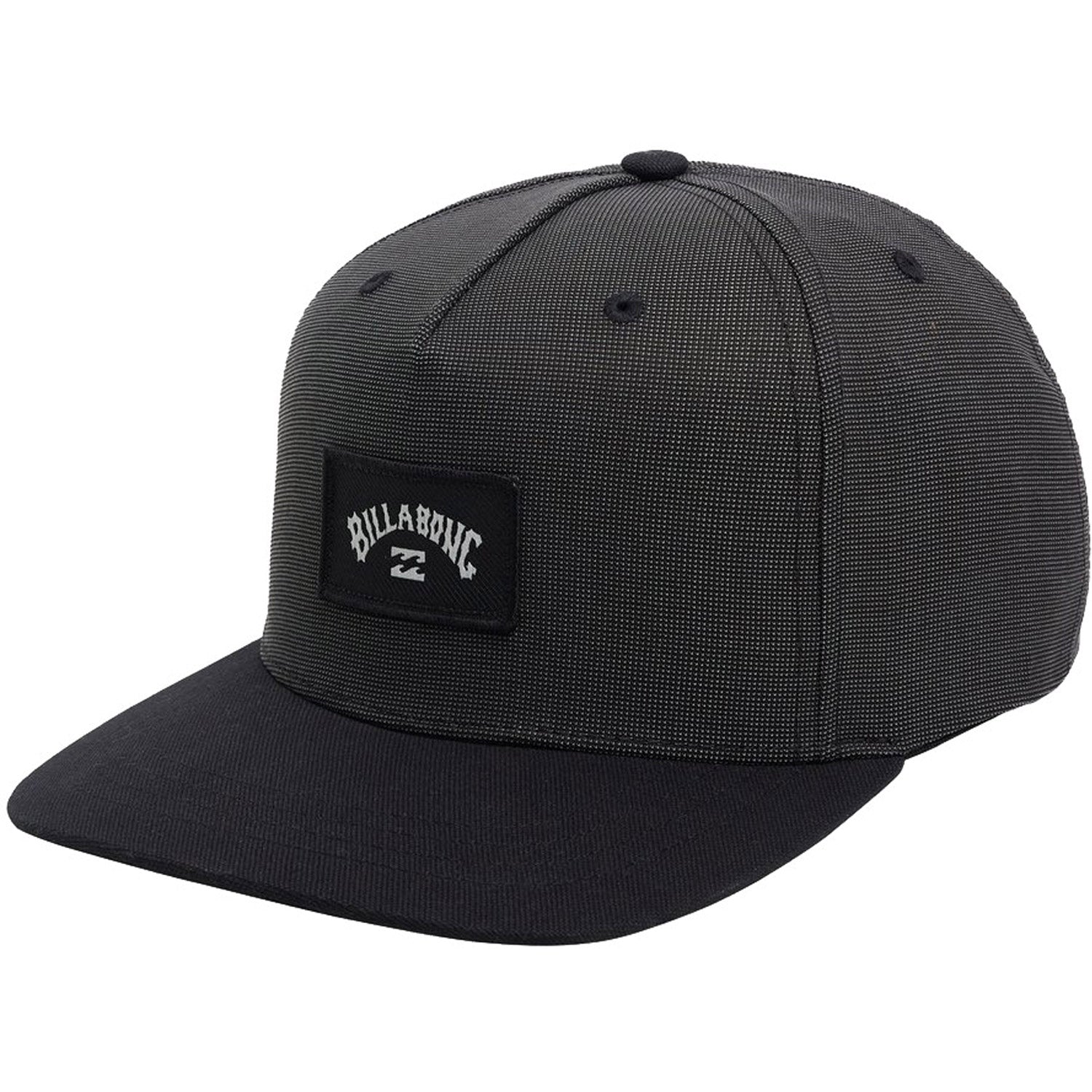 Billabong Stacked Snapback Cap Black Micro