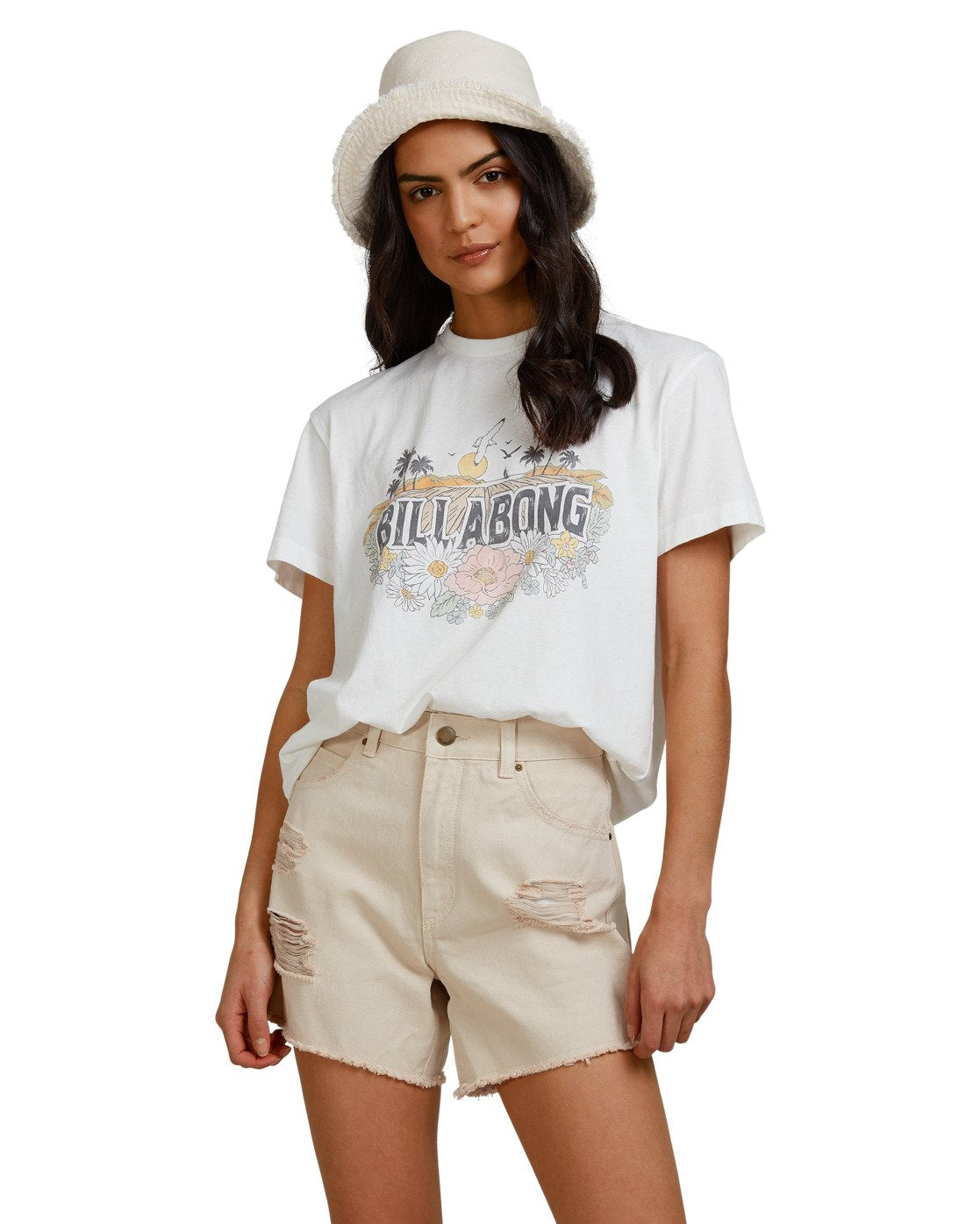 Billabong Babewave Tee Salt crystal