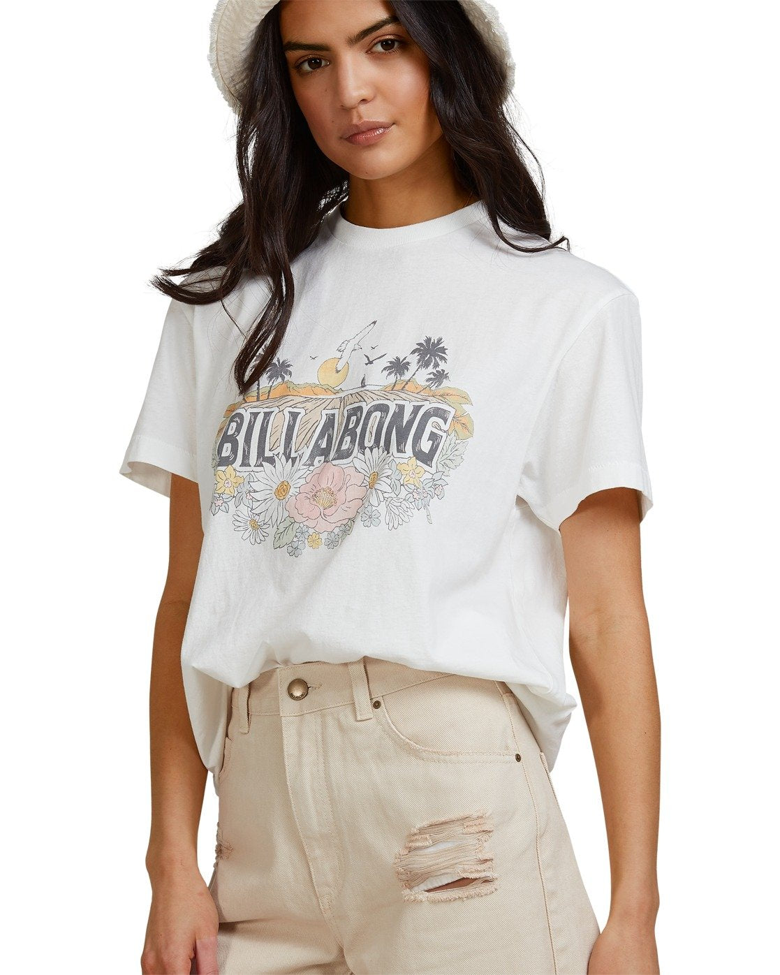 Billabong Babewave Tee Salt crystal