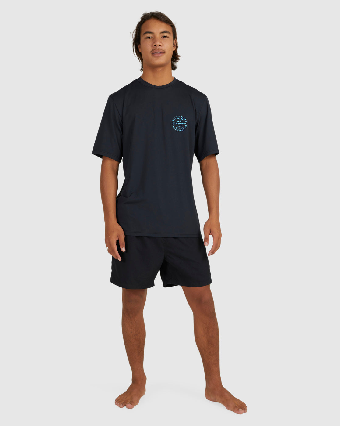 Billabong Big Wave Daz Rash Vest BLACK