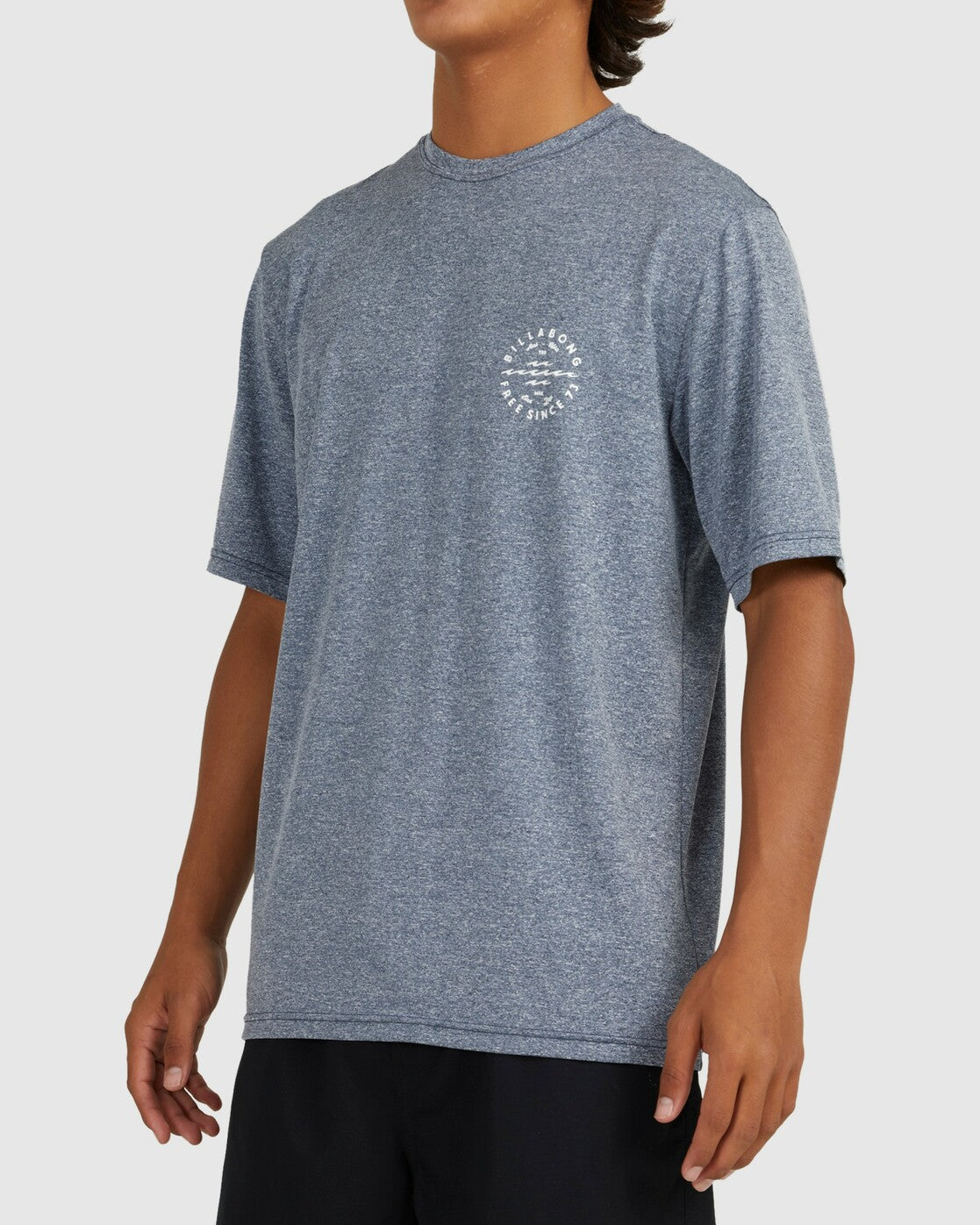 Billabong Big Wave Daz Rash Vest NAVY HEATHER