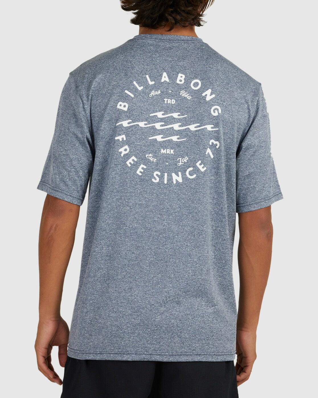 Billabong Big Wave Daz Rash Vest NAVY HEATHER