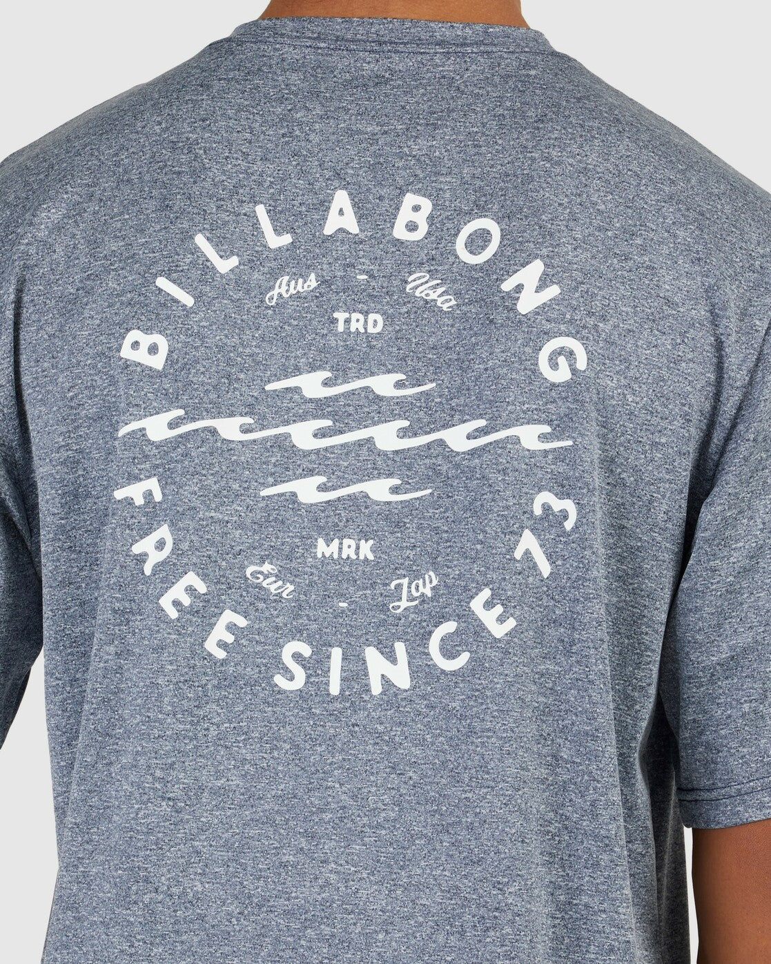 Billabong Big Wave Daz Rash Vest NAVY HEATHER