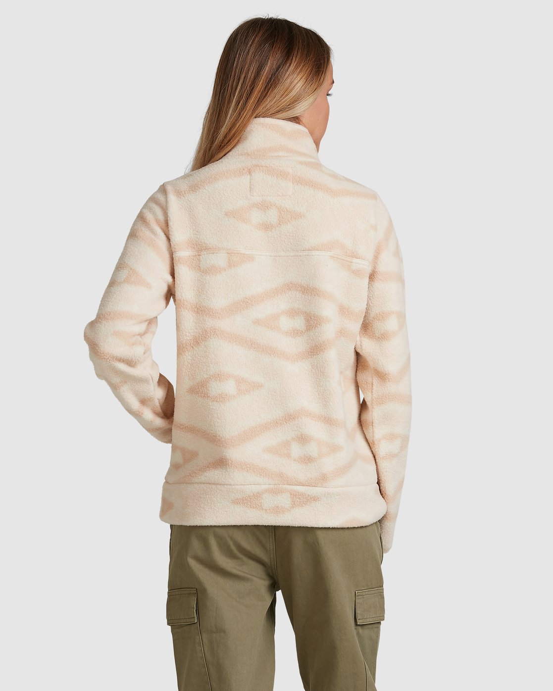 Billabong Boundary Mock Half Zip Neutral