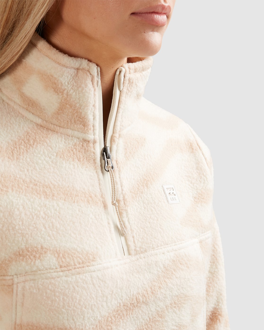 Billabong Boundary Mock Half Zip Neutral