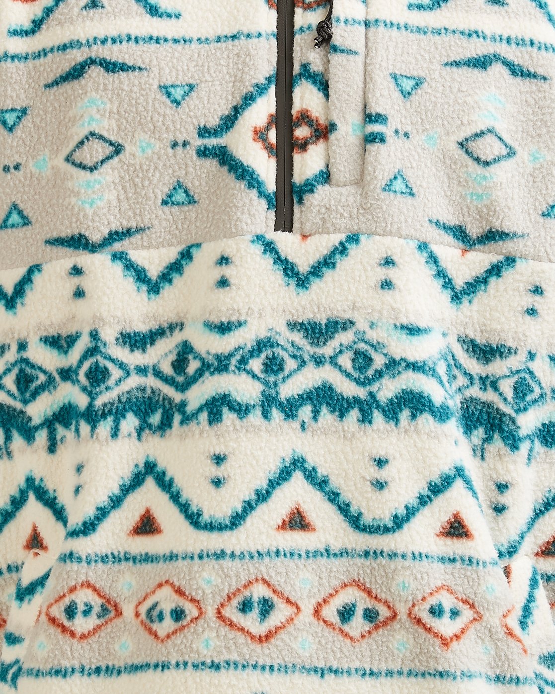 Billabong Boundary Mock Neck Fleece Stone