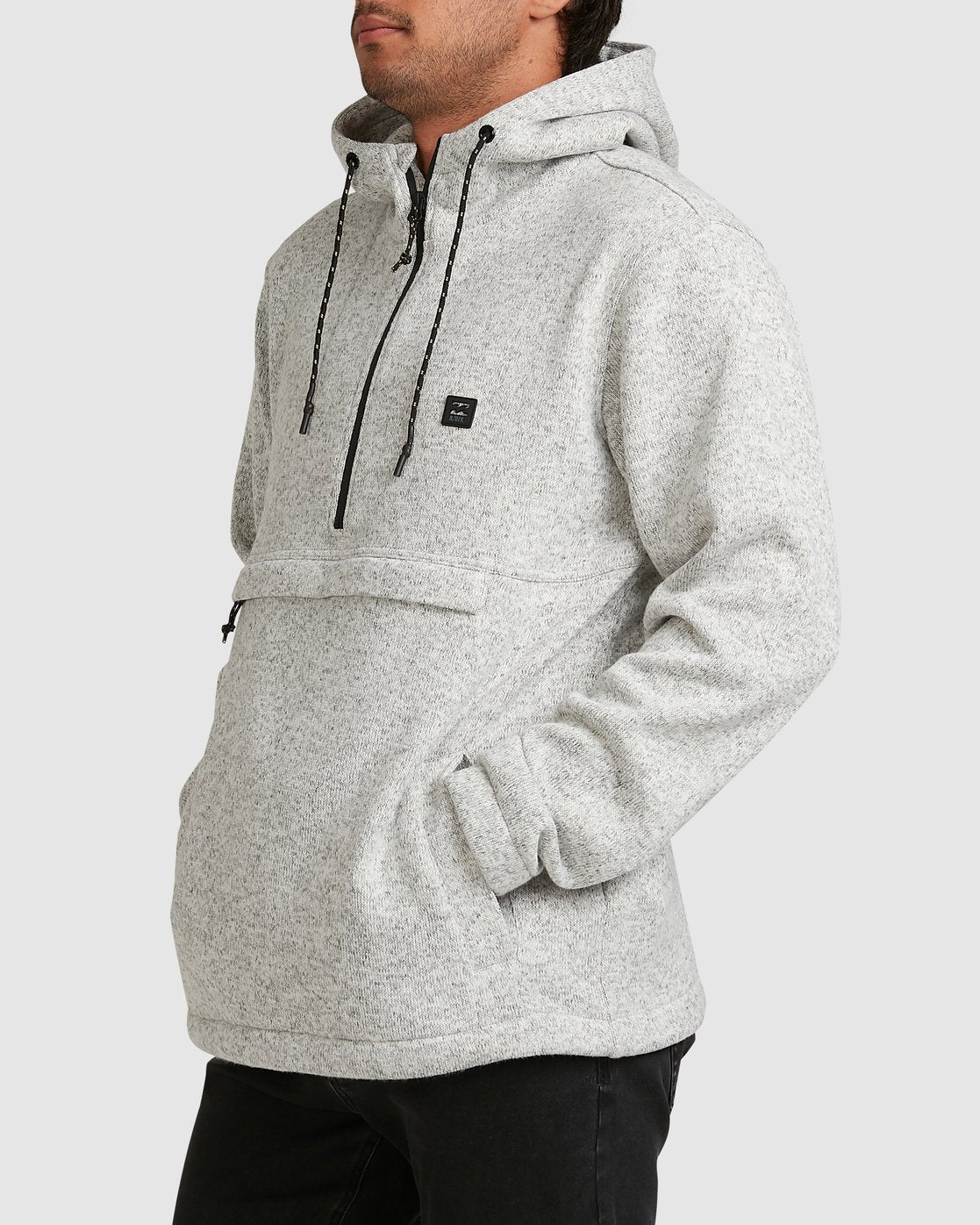 Billabong Boundary Pullover Hoodie Grey