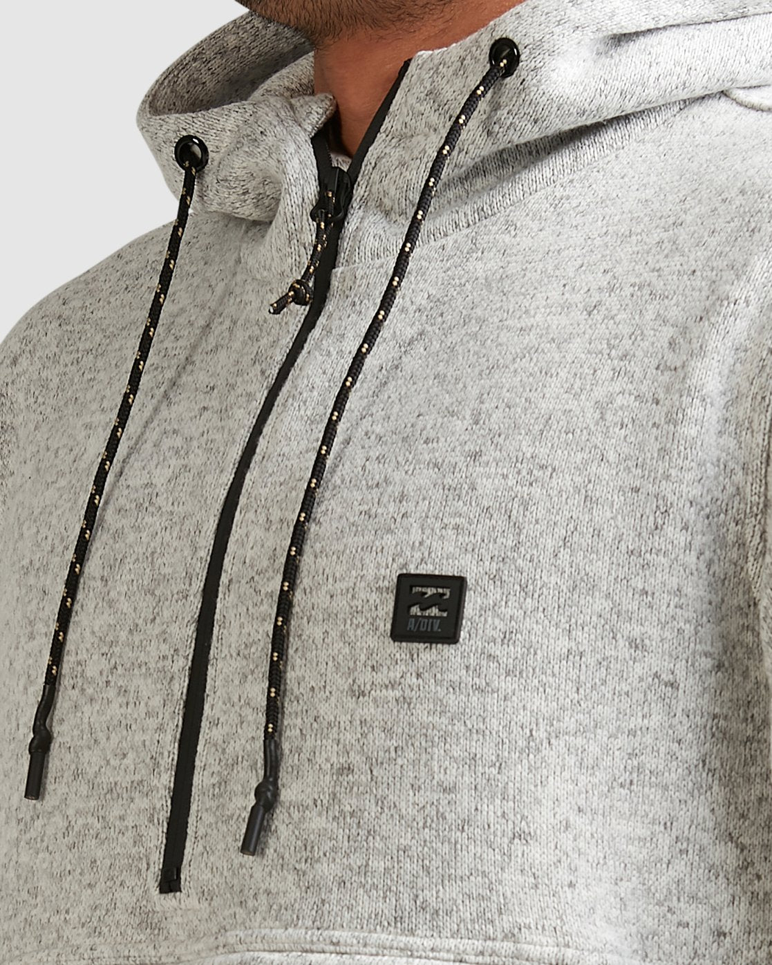 Billabong Boundary Pullover Hoodie Grey