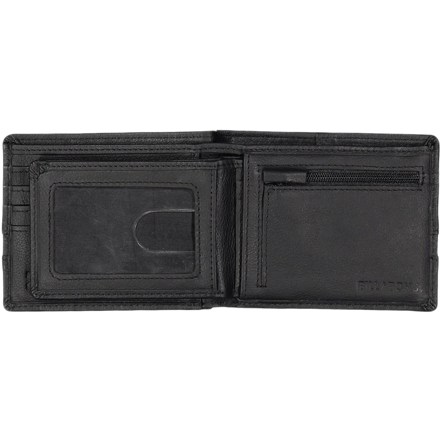 Billabong Boundary RFID 2 in 1 Wallet Black Grain