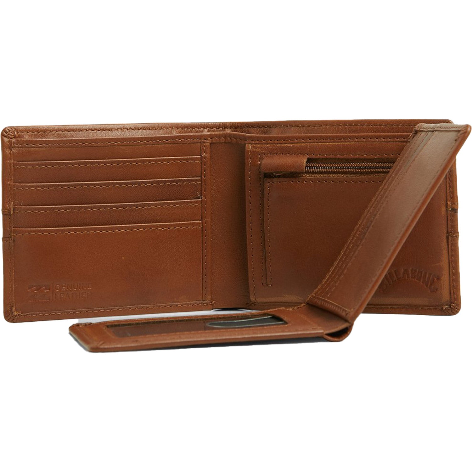 Billabong Boundary RFID 2 in 1 Wallet Tan Grain