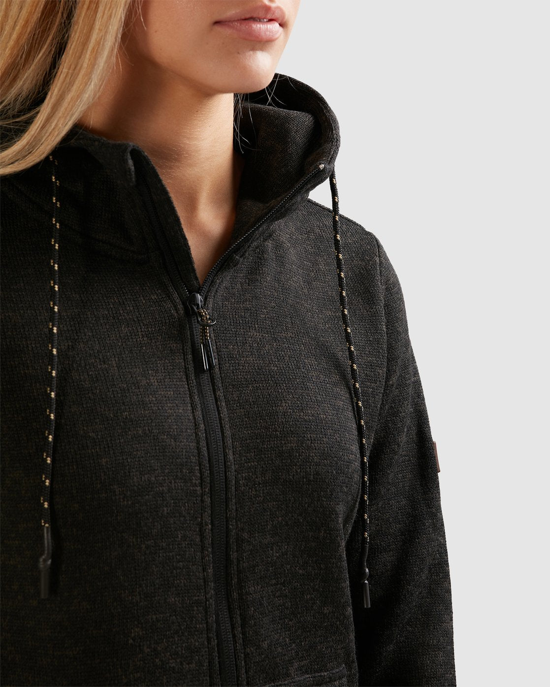 Billabong Boundary Zip Up Black heather